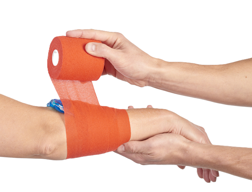 miro-haft fein color - elastische Fixierbinde fein - schwwarz - 8 cm x 20 m - 1 Stück