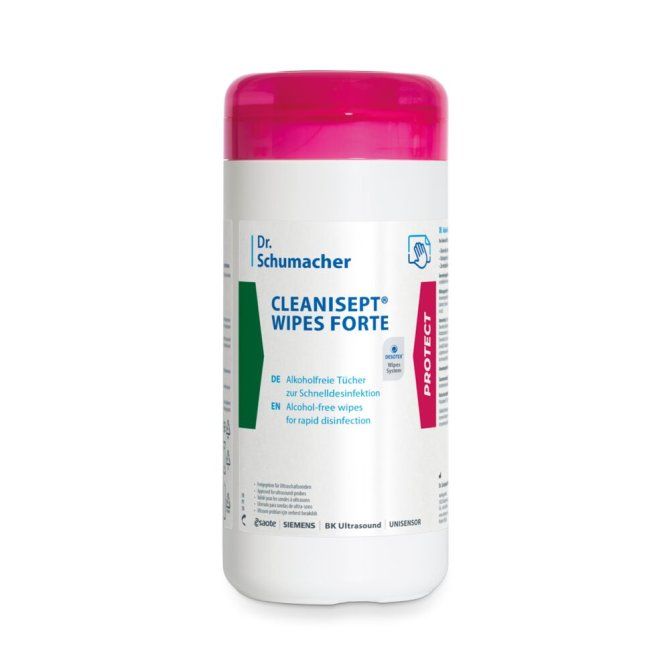 CLEANISEPT® WIPES FORTE Desinfektionstücher Spenderdose - 100 Stück