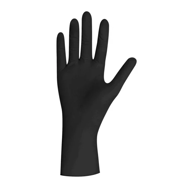 Unigloves - schwarze Latex-Untersuchungshandschuhe Select Black - Gr. L