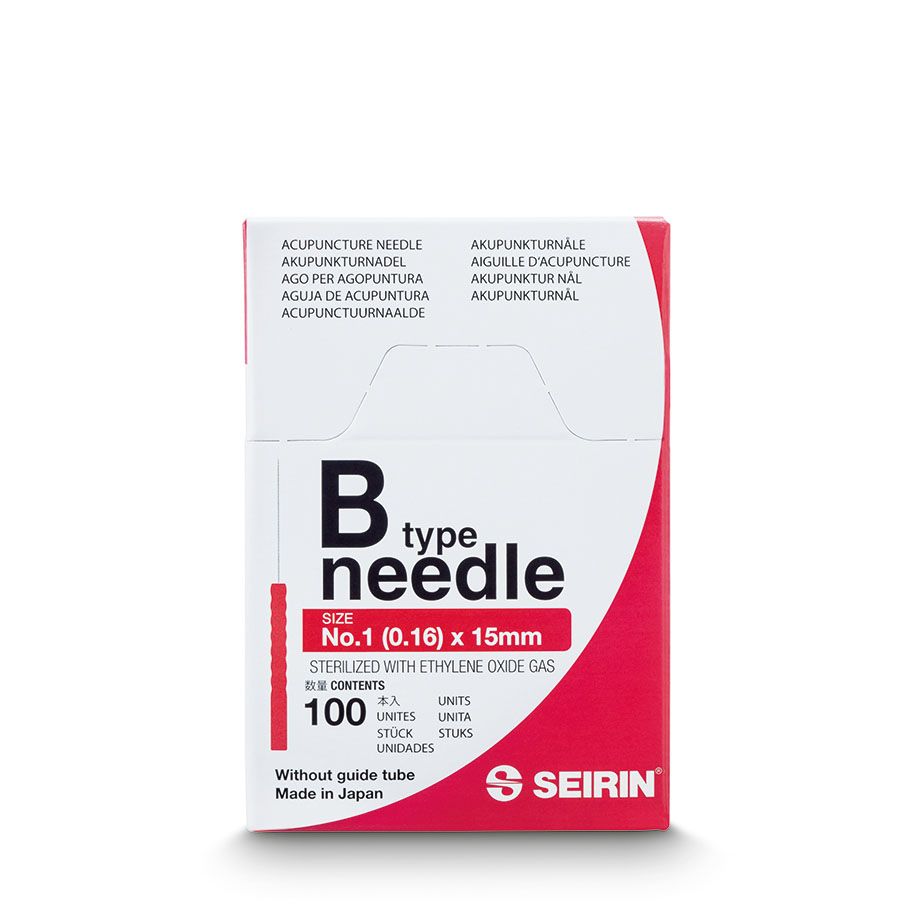 SEIRIN® Akupunkturnadeln B-Typ 0,16 x 15 mm - rot - 100 Stück