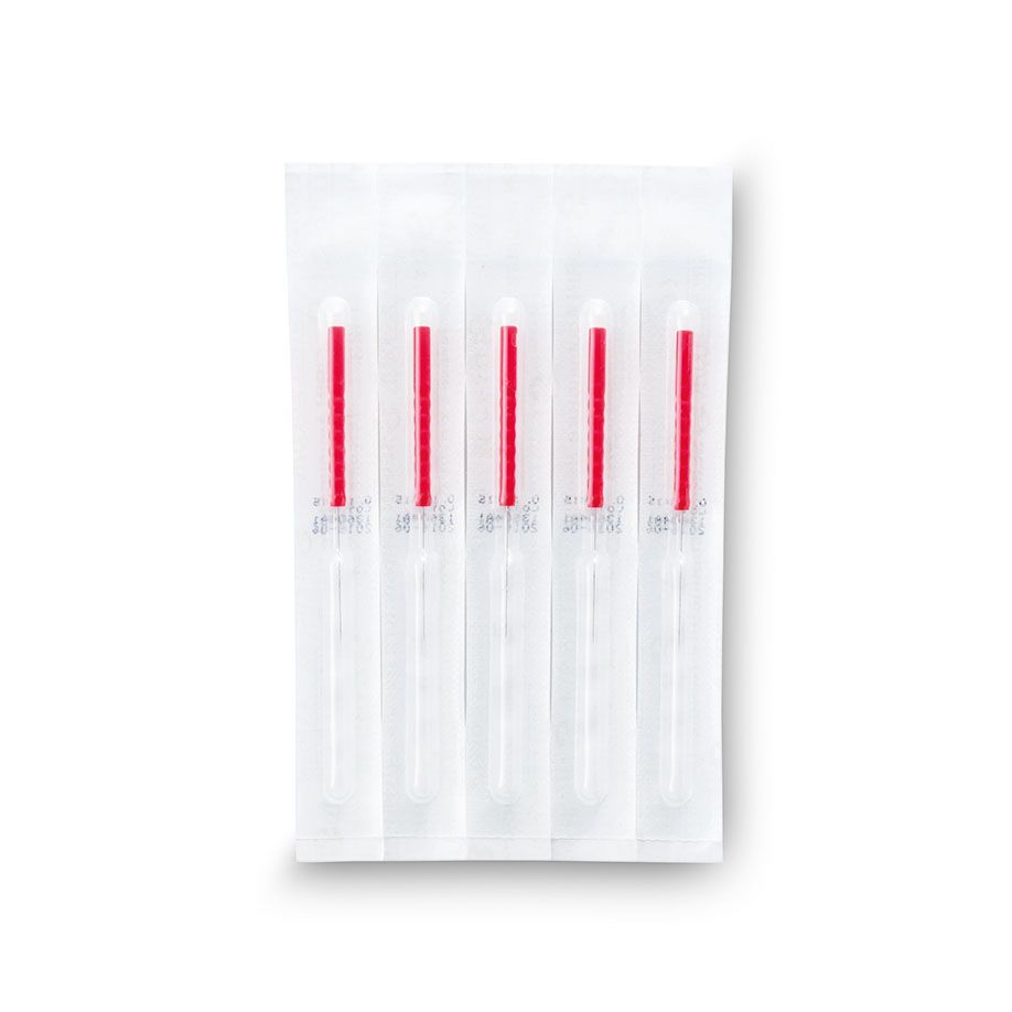 SEIRIN® Akupunkturnadeln B-Typ 0,16 x 15 mm - rot - 100 Stück