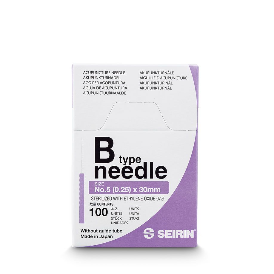 SEIRIN® Akupunkturnadeln B-Typ 0,25 x 30 mm - violett - 100 Stück