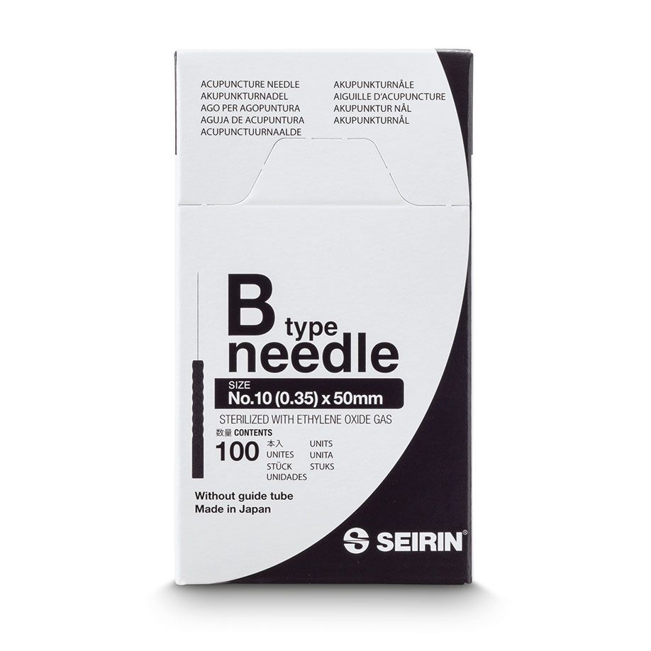 SEIRIN® Akupunkturnadeln B-Typ 0,35 x 50 mm - schwarz - 100 Stück