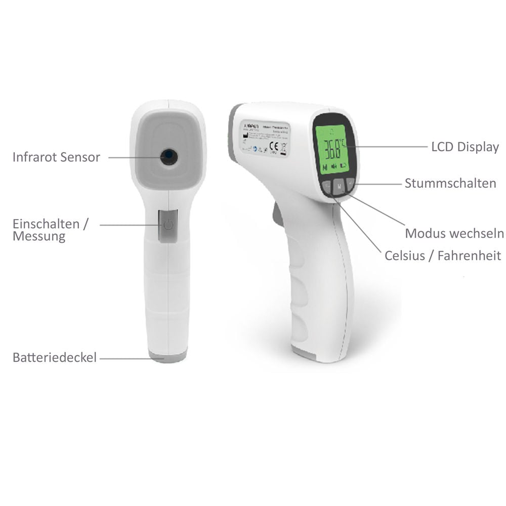 Jumper JPD-FR202 - kontaktloses Infrarotthermometer - 1 Stück