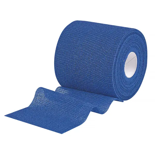 Urgomull haft color latexfrei, blau, 6 cm x 20 m, 1 Stück