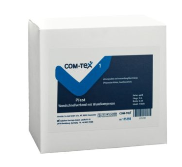 COM-TeX® Plast Wundschnellverband von der Rolle 4 cm x 5m, 1 Stück