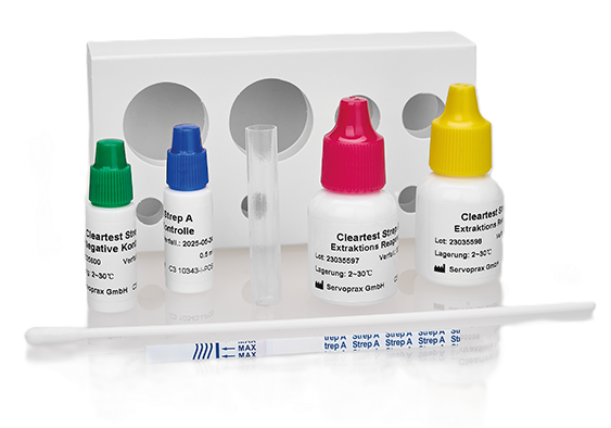 Cleartest light Strep-A Teststreifen - 25 Teste
