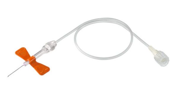 B. Braun Venofix Safety orange, G25, 0.5 x 19 mm, Schlauch 30 cm