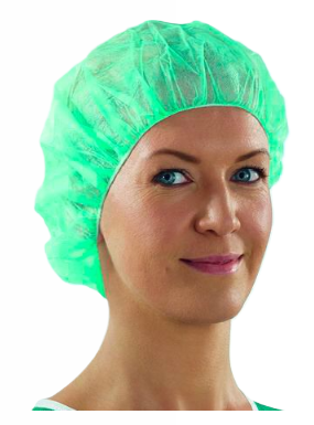 Lohmann&Rauscher Sentinex® OP-Hauben Baretthaube, grün, auch für Patienten und Besucher