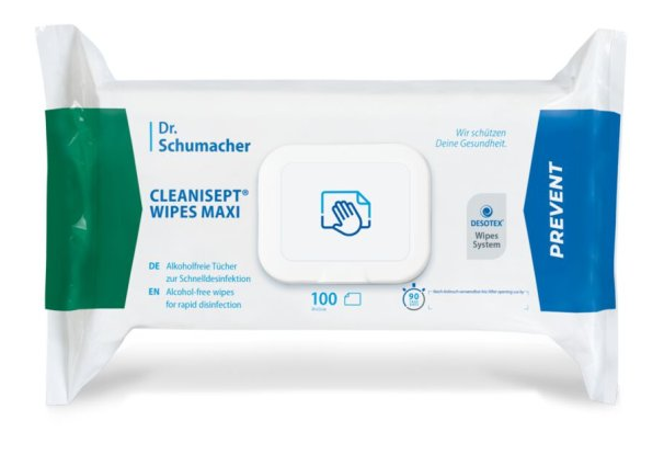 Cleanisept Wipes maxi Flächendesinfektion - Flowpack - 100 Tücher