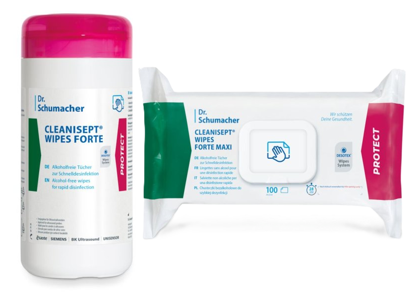 CLEANISEPT® WIPES FORTE Desinfektionstücher MAXI im Flowpack - 100  Tücher