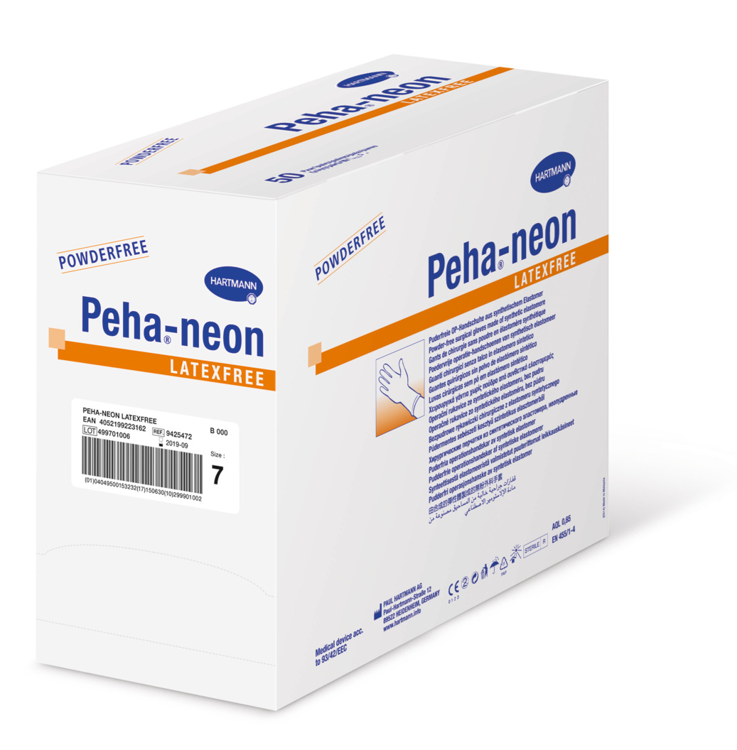 Hartmann Peha-neon latexfreie OP-Handschuhe Gr. 8 - 50 Paar