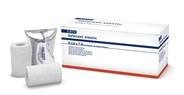 essity Zink-Gel-Binde Gelocast® elastic - 8 cm x 7 m - 10 Stück