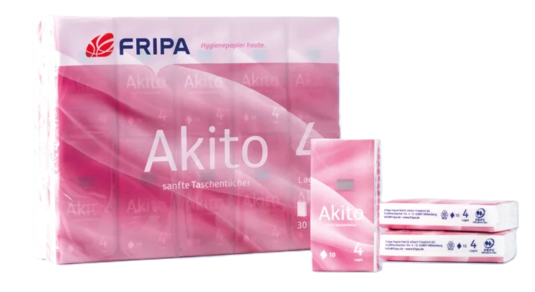 Fripa Akito Kosmetiktücher - 40x 100 Stück