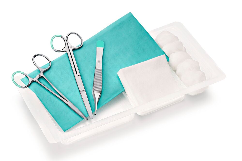 Hartmann CombiSet chirurgisches Naht-Set II - 8 Stück