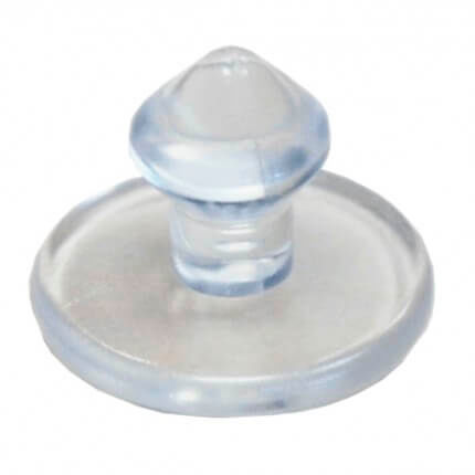 EKG-Gummispannband Befestigungsknopf - 1 Stück