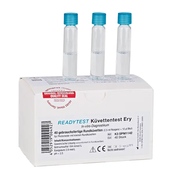 Readytest Rundküvetten ERY - 40 Teste