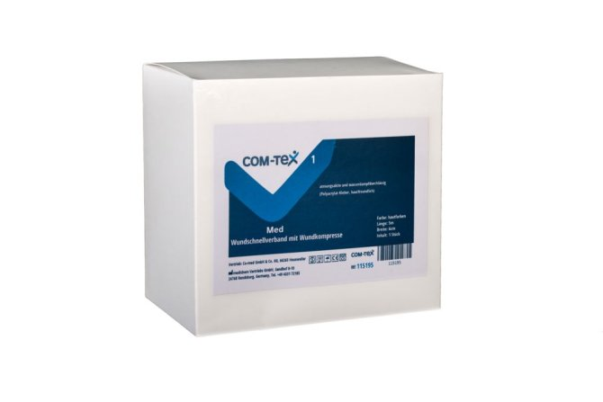 COM-TeX® Med Wundschnellverband von der Rolle 4 cm x 5m, 1 Stück