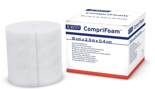 essity CompriFoam® Schaumstoffbinde - 2,5 m x 10 cm x 0,3 cm - 1 Stück