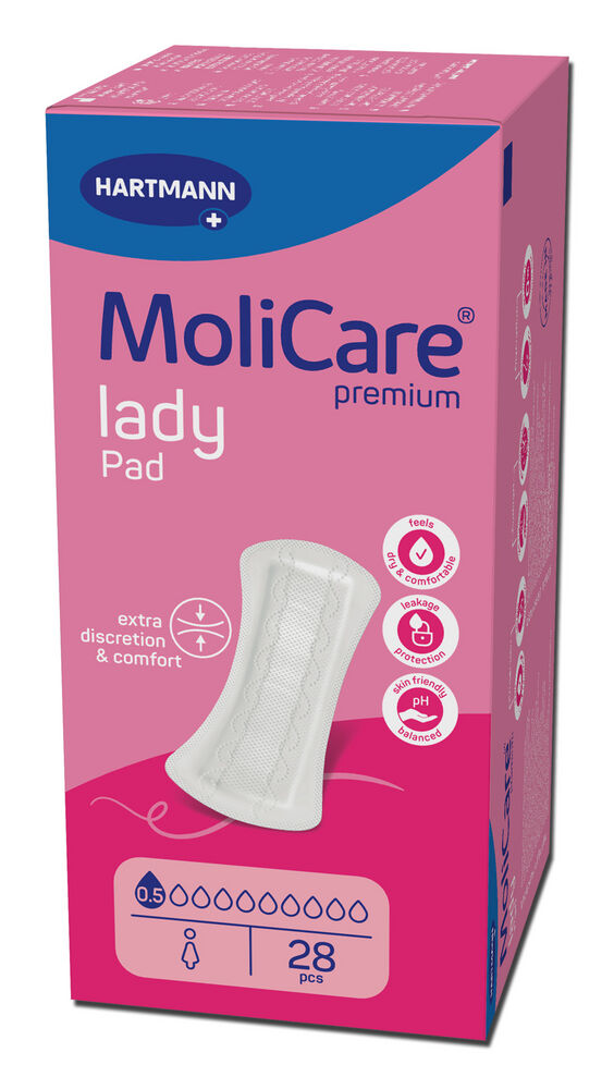 Hartmann MoliCare® Premium lady pad Einlagen 0,5 Tropfen - 8 Pack  á  28 Stück 