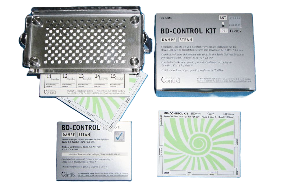 Dr. Früh Control - BD-Control Kit für Vakuum-Autoklaven - 30 Teste