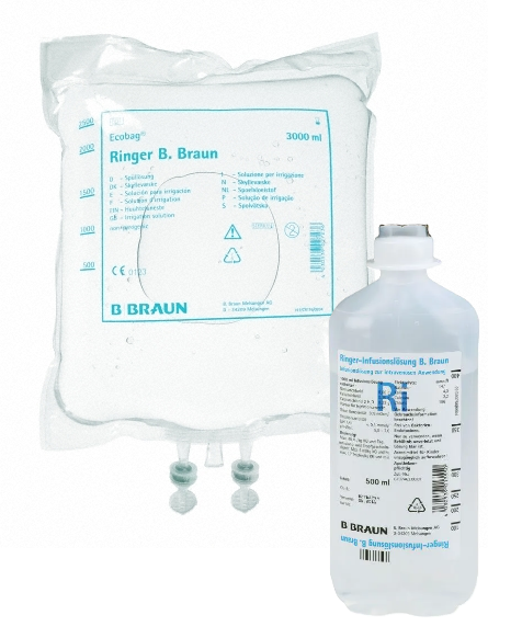 B. Braun Ringer Spüllösung Ecoflac® plus Flasche, 10 x 500 ml 