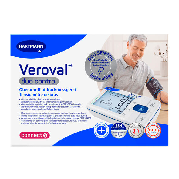 Hartmann Veroval® duo control Blutdruckmessgerät inkl. Manschette Gr. M (22-32 cm)
