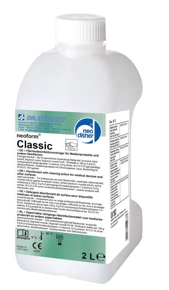 Dr. Weigert neoform® Classic Flächendesinfektion - 2 Liter