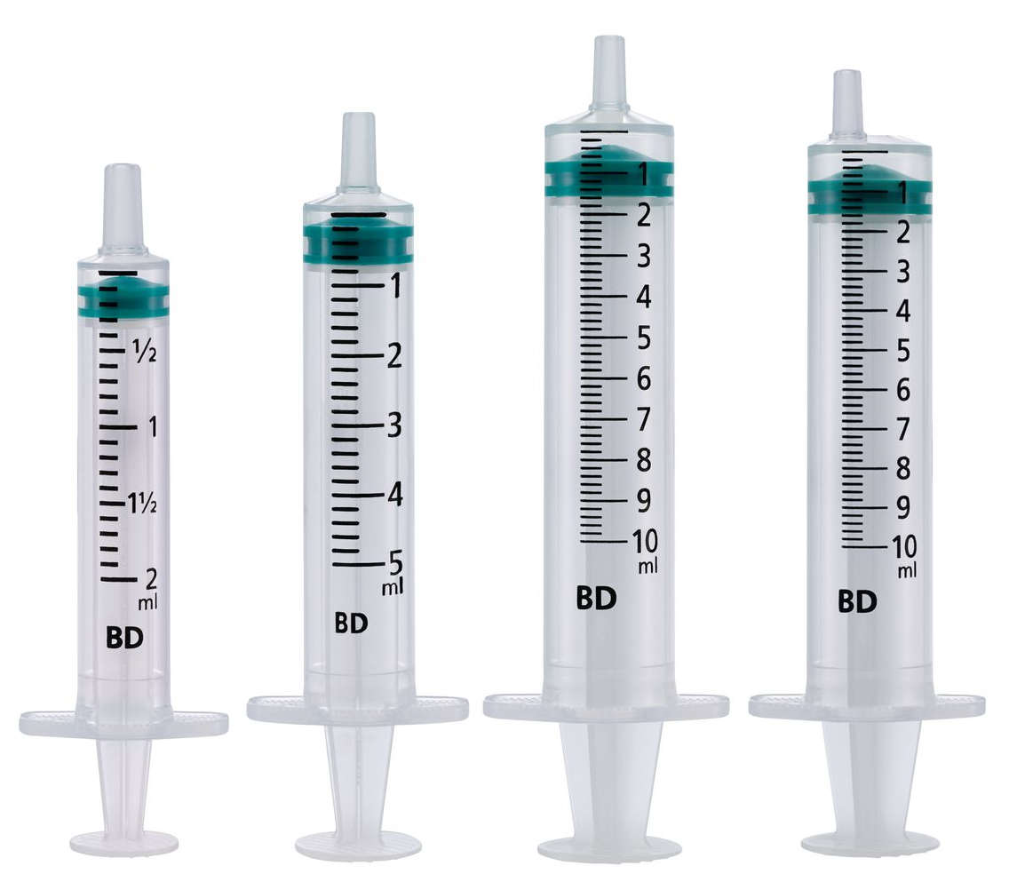 BD Emerald™ Spritzen mit Luer-Ansatz 2ml, zentrisch, unterteilt in 0.1ml - 100 Stück