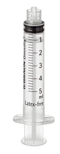 B. Braun Einmal-Spritzen OMNIFIX® 5 ml Luer- Lock - 5 ml - 100 Stück