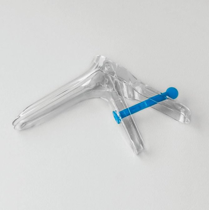 Zarys Einmal-Spekula transparent S, Ø 24 mm, blue