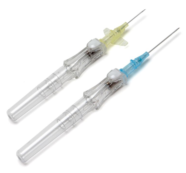 Becton Dickinson Insyte™ Autoguard™ blau - 22 G - 1,1 x 25 mm - Sicherheitsvenenverweilkatheter ohne Flügel