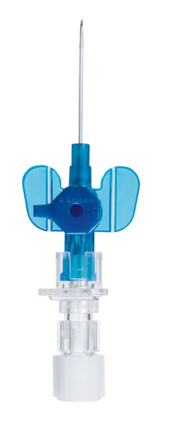 B. Braun Sicherheits-Venenverweilkanüle Vasofix Safety blau - G 22 - 1,1 x 33 mm - mit PUR-Katheter