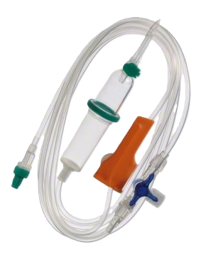 B. Braun Infusionsgerät - INTRAFIX® SafeSet mit Dreiwegehahn Discofix® C, 220 cm - 100 Stück