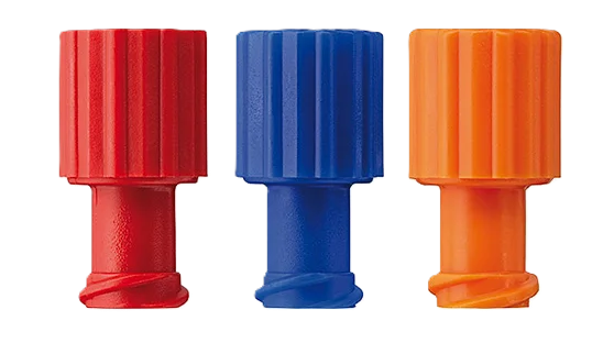 Fresenius Kombi-Stopfen rot - 100 Stück