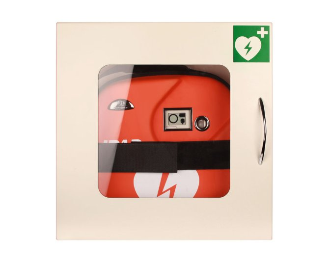 Wandschrank zu ResQ-Care Defibrillator iPAD CU-SP2