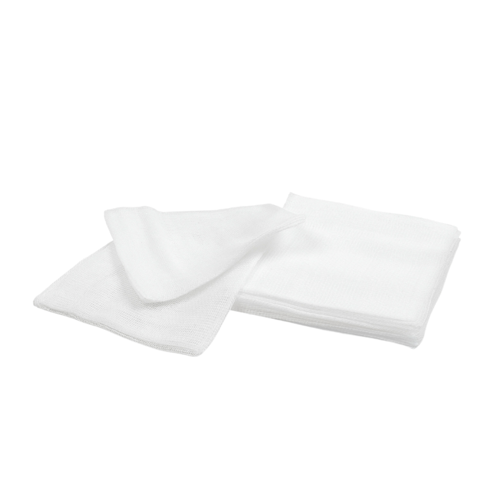 BEESANA Vliesstoffkompressen - 5 x 5 cm - unsteril - 4-fach, 40 g - 100 Stück