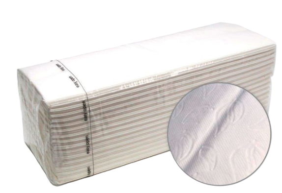 Fripa Papierhandtücher mit Dekorprägung Comfort hochweiß, 25 x 33 cm, C-Falz - 3.072 Stück