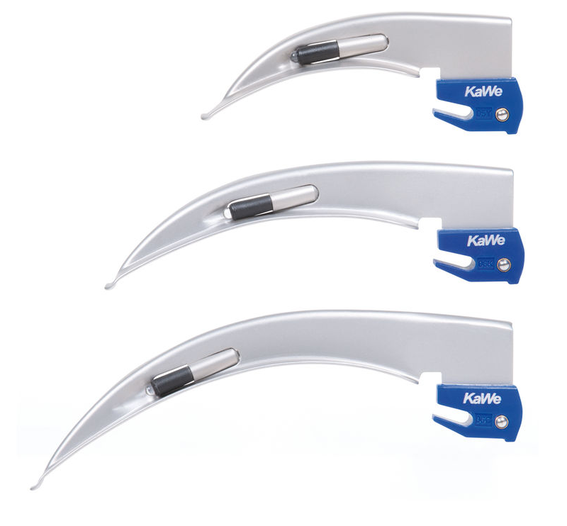 KaWe WL-Einmal-Laryngoskop-Spatel Metall - Gr. 2 - 1 Stück