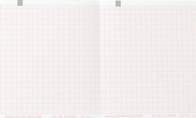 EKG Papier für Schiller AT-101 - 1 Faltlage