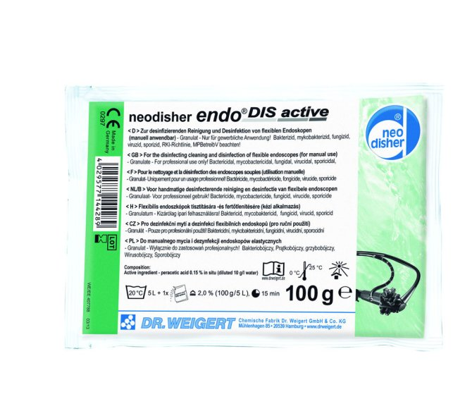 Dr. Weigert Granulat zur Instrumentenvorreinigung neodisher endo® DIS active  - 25 x 100 g Beutel