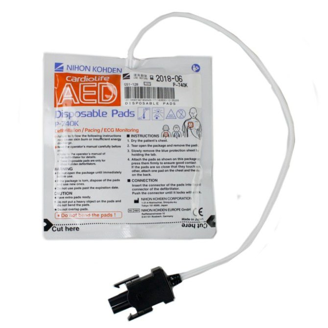 Defi-Elektrode Kinder/Erwachsene für Nihon Kohden Cardiolife