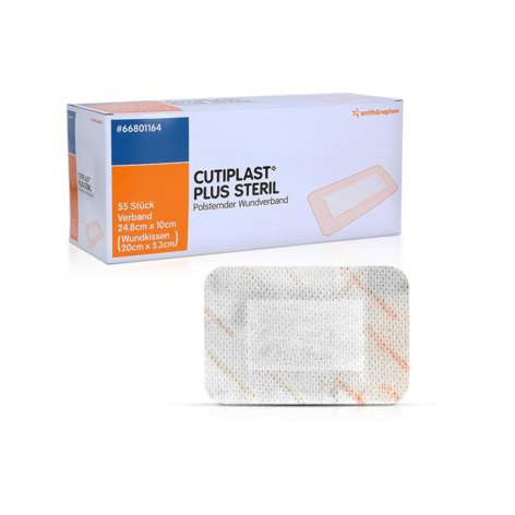 Smith&Nephew steriler Wundverband Cutiplast™ Plus, 7 x 5 cm, 5 Stück
