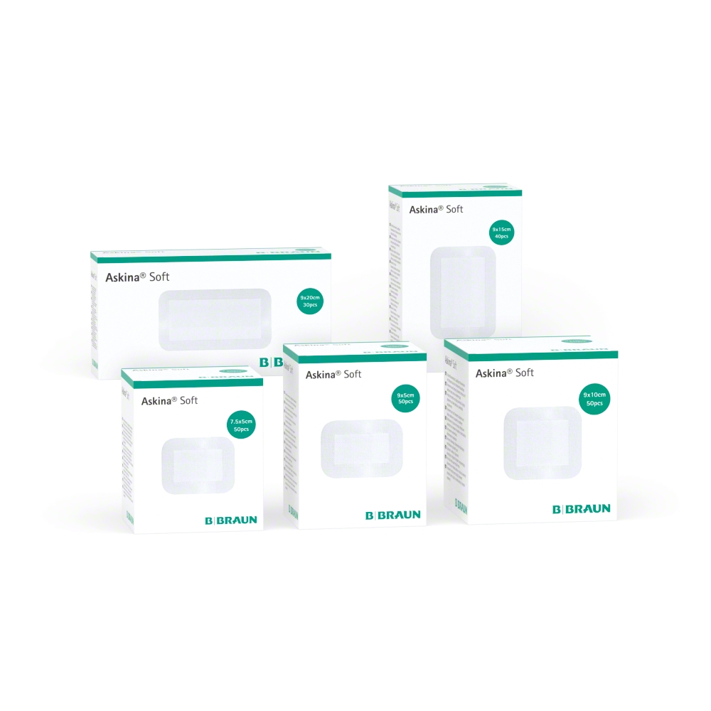 B.Braun Wundverband Askina® Soft steril, 9 x 20 cm, 30 Stück