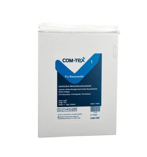 COM-TeX Fix Baumwoll Netzschlauchverband A/1 - Finger , 25 m , 1 Stück