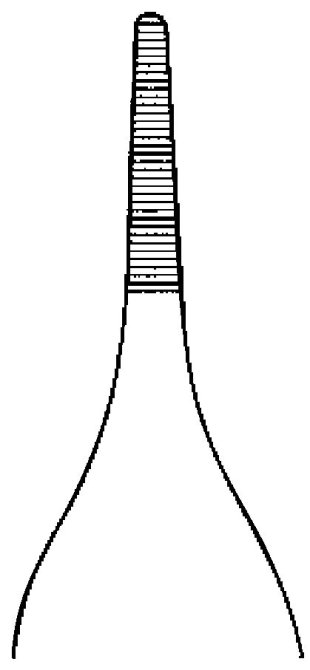 Adson Pinzette anatomisch Form - 12,0 cm