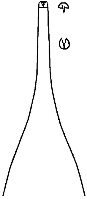 Adson Pinzette chirurgische Form - 12,0 cm