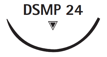 Dafilon blau - 2/0 - metric 3 - 45cm - DSMP24 - C0936324