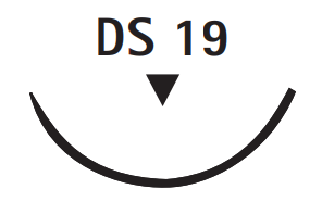 Optilene blau - 4/0 - metric 1.5 - 75cm - DS19 - C3090520