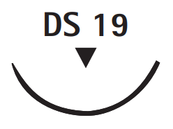 Dafilon blau - 5/0 - metric 1 - 45cm - DS19 - C0933198